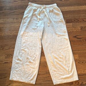 Lightweight linen blend wise leg pants NWT